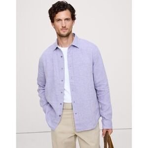 Banana Republic Lavender Casual Button Down Shirt